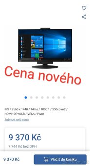 2K nový Monitor Lenovo ThinkCentre Tiny-In-One 27 - 8
