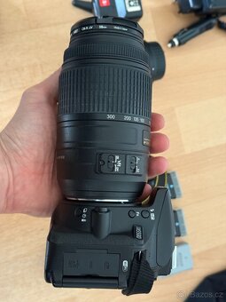 Set Nikon D5500, 55-300mm+18-55mm objektivy,blesk,batoh,... - 8