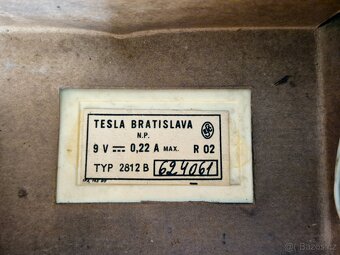 Staré rádio Tesla Akcent 2812B, 1964, Tesla Bratislava - 8