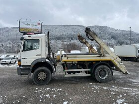 Mercedes-Benz 1823 Multilift - reťazový naťahovák kontajnero - 8