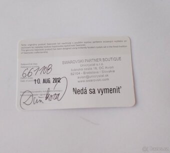Náušnice Swarovski–ref.č. 661108, originál, s certifikátem - 8