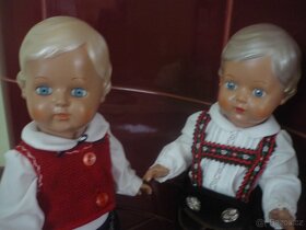 Sběratelské panenky od Schildkröt,  značené,  v. 34cm, TOP - 8
