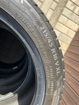 Prodám 4ks zimní pneu BARUM POLARIS 5 215/45 R16 XL DOT 4318 - 8