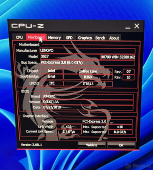 Estetické herní PC LENOVO LEGION i5/GTX 1660Super / 16GBDDR4 - 8
