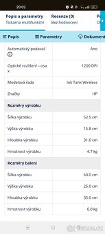 Tiskárna HP ink tank wireless 415 - 8