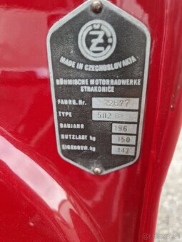ČZ 175 / 502 skútr prase - 8