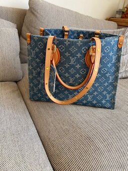 Krásná denim kabelka Onthe Go Louis Vuitton - 8