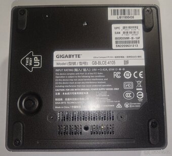 Mini PC Gigabyte BRIX GB-BLC-4105, 8GB RAM, 240GB SSD, Win11 - 8
