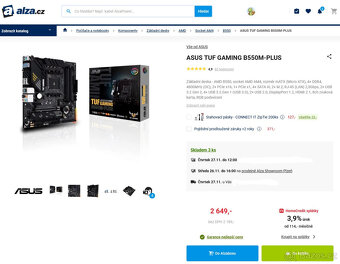 Herní deska ASUS TUF GAMING B550 M-PLUS | AM4 | ZÁRUKA ALZA - 8