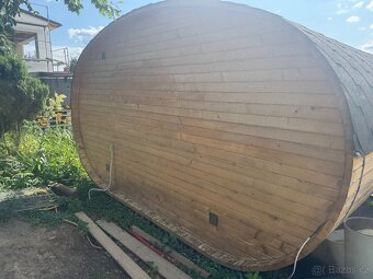 Oválná sauna s odpočívárnou 4 x 3 m - 8