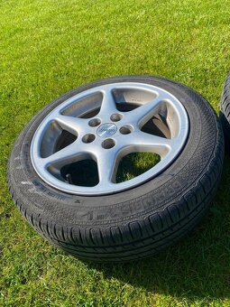 Alu kola Fabia 5x100, r 15, LETNÍ GUMY - 8