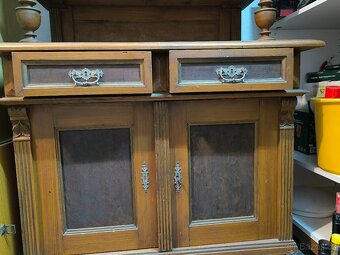 Starožitný příborník, kredenc Sleva - 8