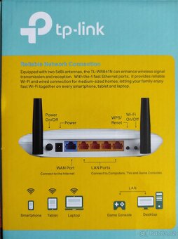 TP-LINK TL-WR841N, wifi router 300Mbps, wireless - 8