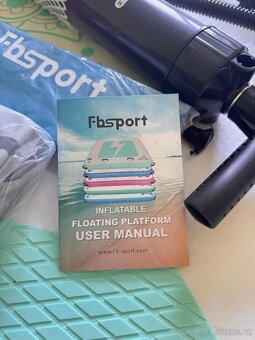 Nafukovací plavací matrace/ molo zn. Fbsport - 8