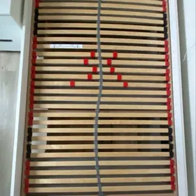 Dřevěná postel 120x200 + MATRACE A ROŠTY - 8