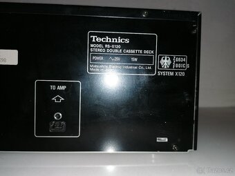 kazetovy prehravac Technics RS-X120 / Double Cassette Deck - 8