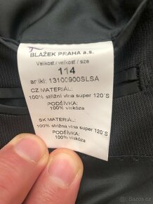 Pánský oblek Blažek, vel.114. - 8