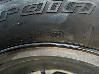 Jeep Wrangler sada z roku 2021 BF Allterrain 255/75 r17 - 8