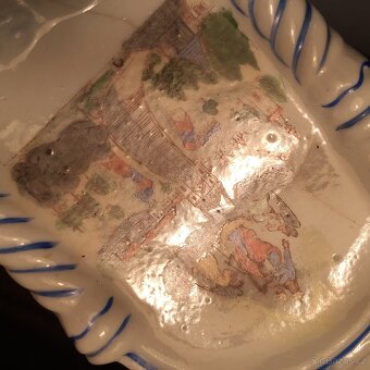 stoletá porcelánová malovaná kropenka - 8