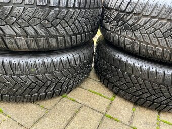 4x alu disky FORD 5x108 R16, zánovní zimní pneu - 8