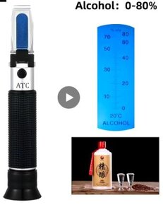 Refraktometr alkohol, cukry,med, auto ap.,nový - 8