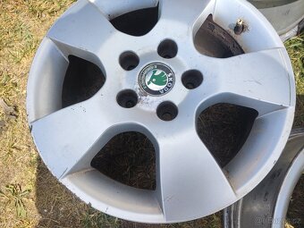 Alu kola 5x112 R15 Škoda - 8