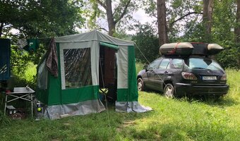 Karavan obytný do přírody na ryby + předstan - 8