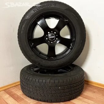SSANGYONG KORANDO 5x112 R17 ET35+CELOROČNÍ 225/60R17 7/6mm - 8