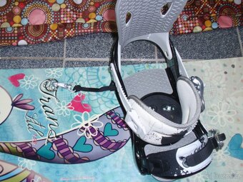 NOVÝ DÁMSKÝ SNOWBOARD 152 CM TRANS+VAK+VÁZÁNÍ ELFGEN - 8