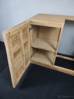 Koupelnová teaková skříň - 8