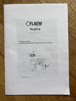 profesionální odsávačka FLAEM ASPIRA 800 ml + odsávací katet - 8