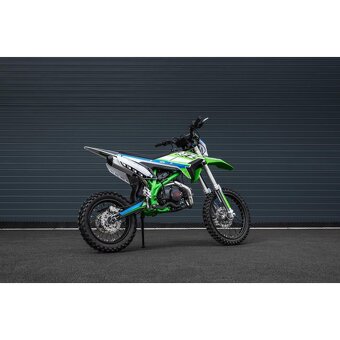 Pitbike Leramotors Thunder 125ccm, kola 17/14, zelená - 8