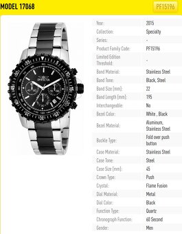 ze sbírky Invicta Specialty WR100,45mm - 8
