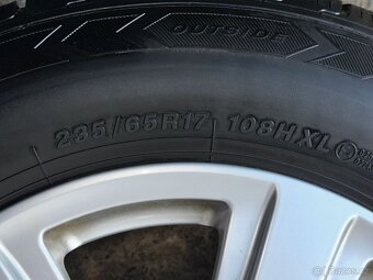 Original ALU kolo 3x Audi 17" 7J ET33 zimní pneu 235/65/R17 - 8