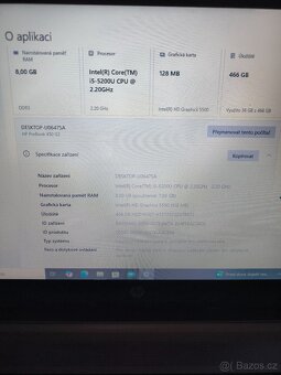 HP Probook 450 G2 i5, 8GB RAM, 500GB HDD, nová baterie - 8