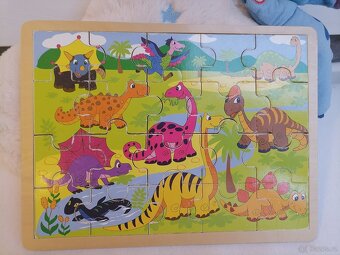 Dřevěné vkládačky, puzzle - 8