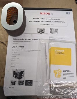 Elektrocentrála Kipor KDE 6500E - 8