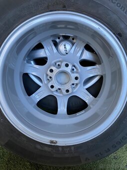 4ks ALUKOLA VW, ŠKODA, 6 1/2Jx15, ET 38 + 195/65 R 15 LETNÍ - 8