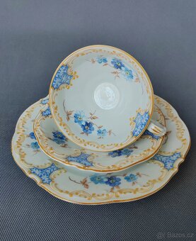 Starožitná porcelánová čajová sada od Schumann Porzellan - 8