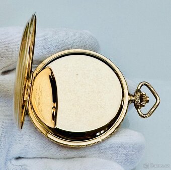 PÁNSKÉ ART DECO KAPESNÍ HODINKY ESTA - FULL SET - FUNKČNÍ - 8
