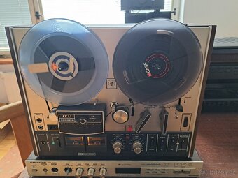 Kotoučový magnetofon Akai 4000DB s DOLBY B plně funkční - 8