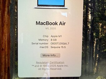 Prodám Apple MacBook Air M1 13” (256 GB SSD, 8GB RAM) - 8