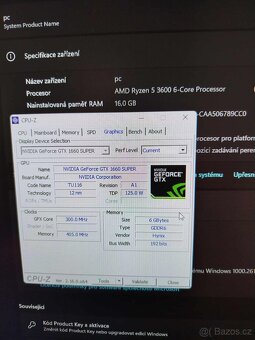 Herní Pc ryzen 5 3600/ram16gb/1660 super 6gb - 8