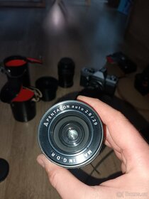 Praktica LTL plus objektivy brasny, obaly - 8