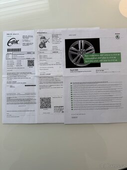 Alu kola 17” 5/100 originál Škoda nové + pneu 215/40/17 - 8