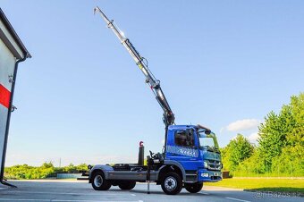 MERCEDES 1218 NOVÝ HÁKOVÝ NOSIČ KONTEJNERŮ HYDRAULICKÁ RUKA - 8