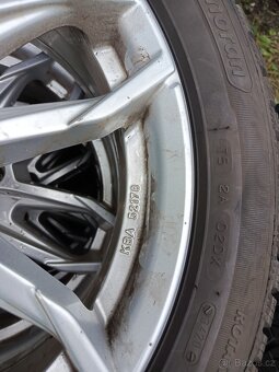 Prodám ALU kola 205/55R17, 4x100, 6,5Jx17 ET45, díra 60,1 - 8
