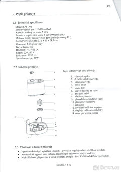 Ultrazvukový zvlhčovač vzduchu Airbi TWIN - 8