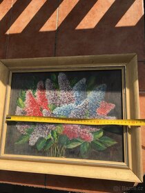 Starý Obraz, šeříky, zasklený, - 8