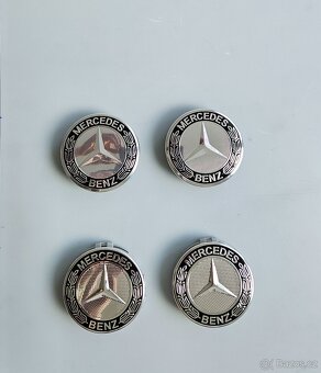 Středové krytky kol Mercedes, 75 mm - 8
